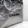 CHANEL 22 Bag Klein Lammleder Ombre Schwarz Innenchip AS3260 10040 11263365 [P]