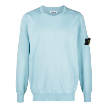 Stone Island Stone 22SS Wappen Round Knit Aqua 7615540B2 V0044 30722431