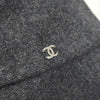 CHANEL グレー カシミア バケットハット S 3107 163158447 [P]