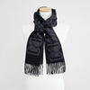 HERMES Clic, C'est Noue Schal Knitted Noir H392917T 05 147207860 [P]