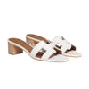 Hermes Oasis Women's Sandals Slippers Blanc H071002Z 02375 158733445 [P]