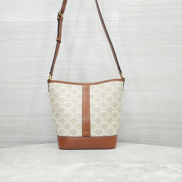 CELINE Trio Canvas Kleine Bucket Bag 191442CAS 9930 163156523 [P]