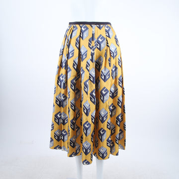 GUCCI グッチ シルク スカート 122611