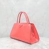 Prada Pink Triangle Logo Brush Leather Tote Bag 5502 163154860 [P]