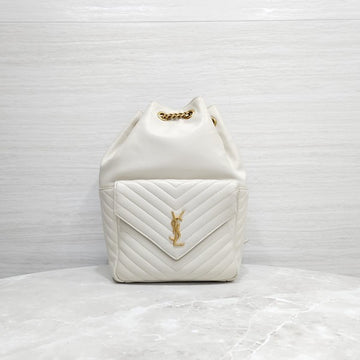 SAINT LAURENT Monogram Joy Rucksack Ivory 672609 9192 163156875 [P]