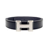 Hermes Reversible Dual-Sided Black 32mm Belt with Silver Buckle 160106348 [P]