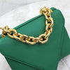 Bottega Veneta Envelope Bold Chain Mount Shoulder Bag Green 5208 163156212 [P]