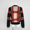 Hermes Brides de Gala Tartan Motif Long Sleeve Pullover Sweater H3H2620DD2Q36 53726529 [P]