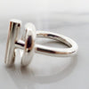 HERMES Echappee Ring Medium Modell Damenring Silber H103658B 00052 156825376 [P]