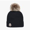MONCLER Logo-Patch Pompon-Mütze 161873251 [P]