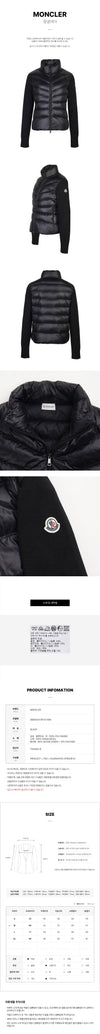 MONCLER Damen-Padding-Woll-Cardigan mit Reißverschluss 159728973 [P]