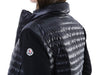 MONCLER Volumenkragen gepolsterter Damen Strickjacke mit Logo-Patch/9B00024 M1131_093 105398207 [P]