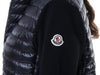 MONCLER Volumenkragen gepolsterter Damen Strickjacke mit Logo-Patch/9B00024 M1131_093 105398207 [P]