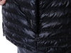 MONCLER Volumenkragen gepolsterter Damen Strickjacke mit Logo-Patch/9B00024 M1131_093 105398207 [P]
