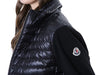 MONCLER Volumenkragen gepolsterter Damen Strickjacke mit Logo-Patch/9B00024 M1131_093 105398207 [P]