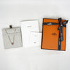 Hermes Maron Glace Women's Necklace Maron Glace Authenticity Certificate C250916-02 146270387 [P]