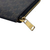 Celine Triomphe Canvas Lambskin Removable Card Holder Coin Purse Wallet Tan 160755409 [P]