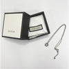Gucci Men's Necklace Silver Interlocking G Pendant Luxury Certification SH231002-04 145803685 [P]
