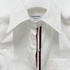 THOM BROWNE Damenhemd mit drei Streifen aus Grogant Popeline 144253592 [P]