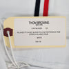 THOM BROWNE Klassisches Polo-Shirt mit Rückenlogo und drei Streifen Weiß (FJP014A 00050 100) 123475782 [P]