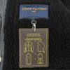 Louis Vuitton Men's Monogram Embossed Shearling Leather Mustang Jacket Navy 54 158520196 [P]