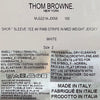 THOM BROWNE Kurzarm-T-Shirt mit Streifen in Weiß (MJS221A J0058 100) 123479219 [P]