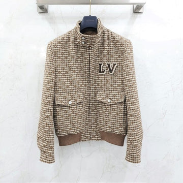 LOUIS VUITTON ウール ハリントン ブルゾン ジャケット 46 1AGIOW 3720 163158679 [P]