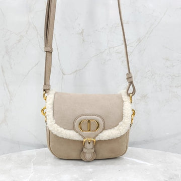 DIOR ベージュ シアリング バービー スモール ショルダーバッグ M9317UMMN 7977 163156079 [P]