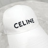 CELINE Baumwoll-Baseballmütze Weiß 2AUS9969P 8098 163158417 [P]