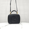 GUCCI Interlocking G Blondie Top Handle Vanity Schultertasche Schwarz 744434 10660 6191872 [P]