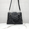 SAINT LAURENT ルル スモール チェーンバッグ ブラック シルバー 520537 10437 163155873 [P]