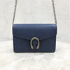 GUCCI Navy Dionysus Mini Leder Kettenhandtasche 401231 2478 13126863 [P]