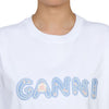 Ganni Short Sleeve T-Shirt A1050188 151 155385887 [P]