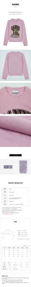 Ganni Graphic Wool Knit for Women 150481761 [P]