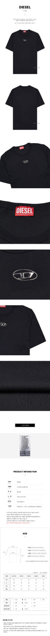 DIESEL メタリックロゴTシャツ 150481796 [P]
