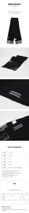 Our Legacy FW25 Unisex Estate Scarf 151284541 [P]