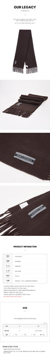 Our Legacy FW25 Logo Patch Scarf 151284540 [P]
