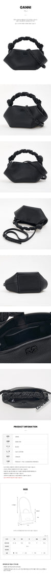 GANNI Mini Schultertasche aus Biberfell 099 FW25 147406442 [P]
