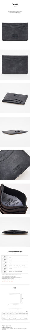 Ganni Embossed Logo Card Holder 147406512 [P]