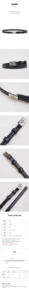Ganni Cat Small Belt 147406728 [P]