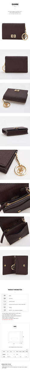 GANNI Grain Flap Kreditkartenetui 158361087 [P]