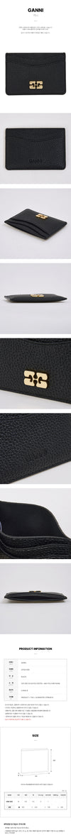 GANNI A7303 099 SS26 Damen Grain Kreditkartenetui 150481728 [P]