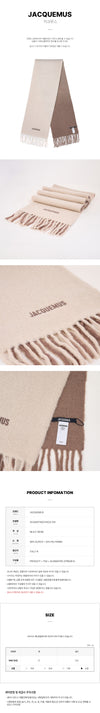Jacquemus Unisex Masong Muffler 152756681 [P]