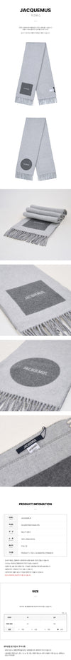 Jacquemus Long Curry Muffler 152756686 [P]
