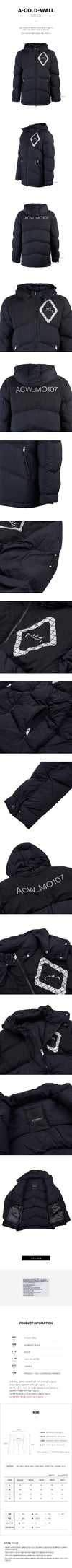 A-Cold-Wall Men's Logo Padded ACWMO107 BLACK 43845252 [P]