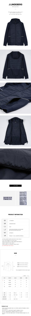 J Lindeberg Men's Hybrid Padding Jacket AMOW08164 6855 42938454 [P]