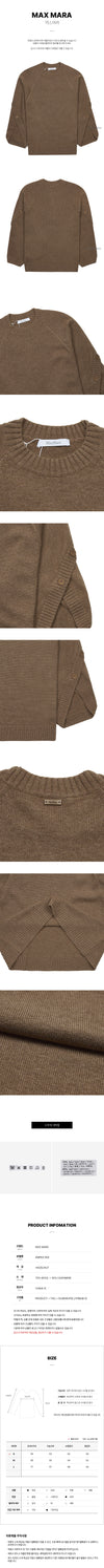 MAXMARA FW25 レディース アンペックス ウール ニット 140338786 [P]