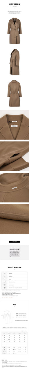 MAXMARA 045 FW26 ウィメンズ アロナ ヴァージンウール コート 160534456 [P]