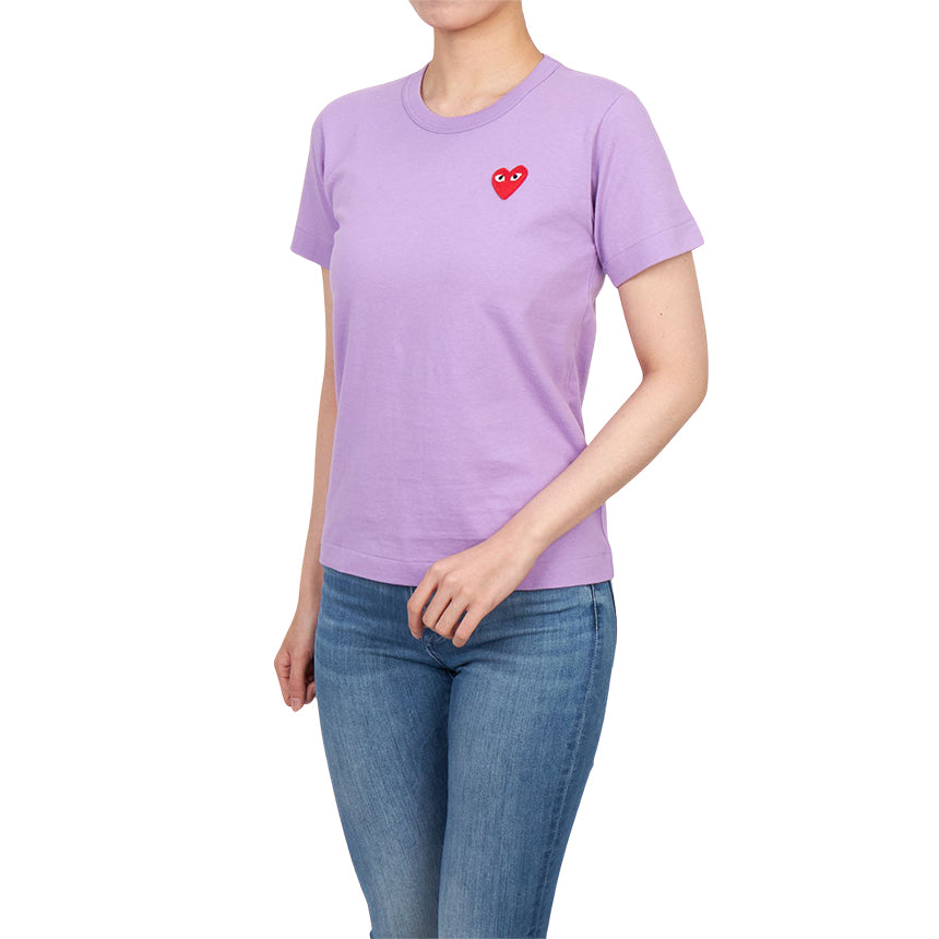 Comme Des Garcons Red Emblem Women's Short Sleeve T-Shirt T211 051