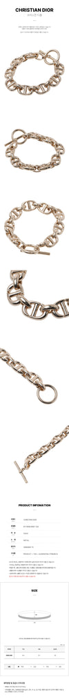 Dior B1748WOMMT 300 Women's CD Navy Bracelet 77282117 [P]